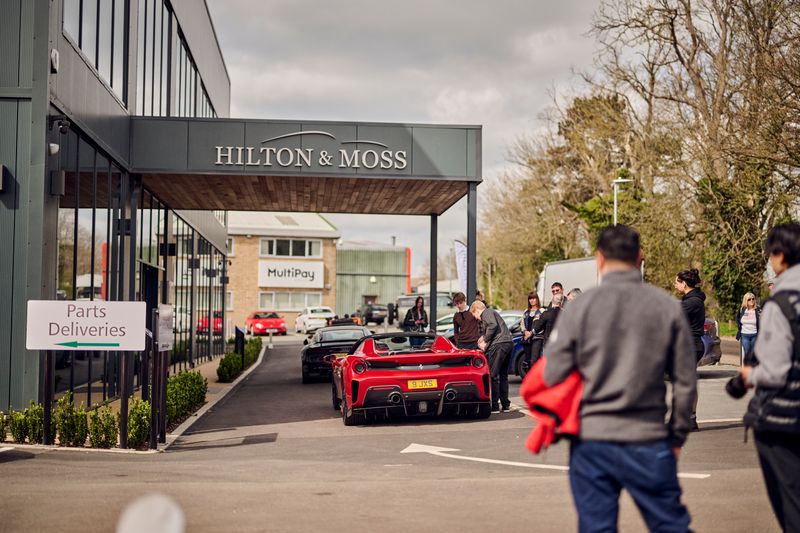 Supercar Driver visits Hilton & Moss