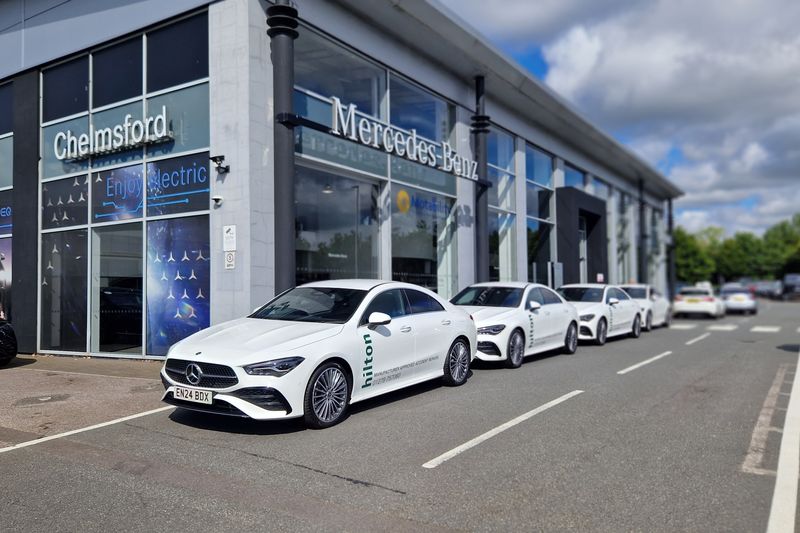 New Mercedes-Benz courtesy cars arrive!