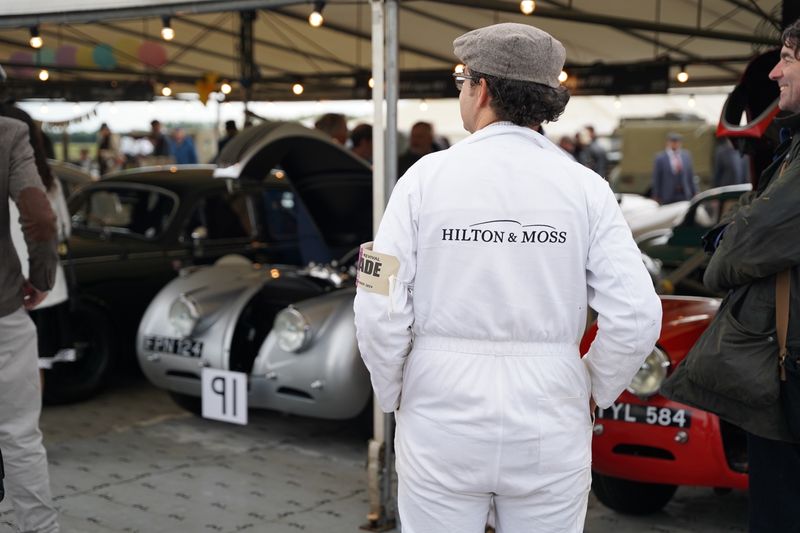 Hilton & Moss parade at Goodwood Revival 2024