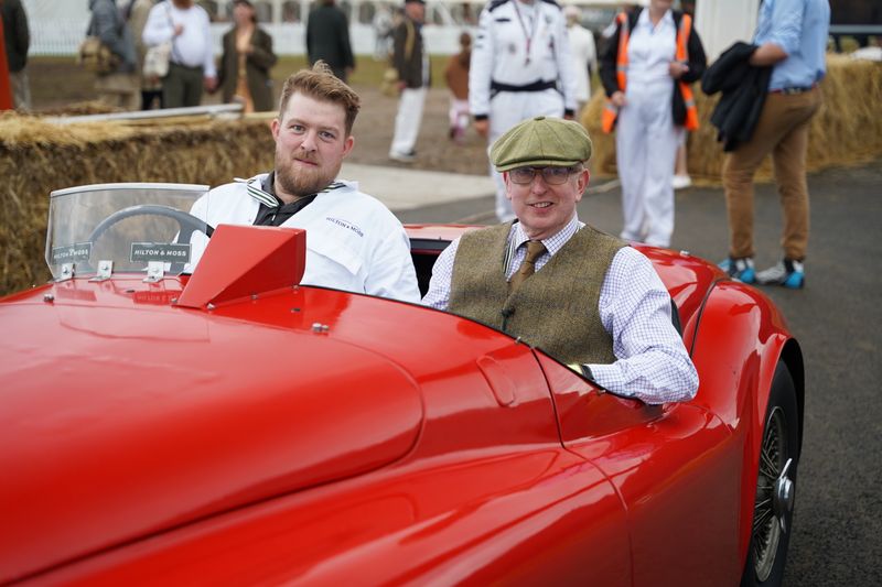 Hilton & Moss parade at Goodwood Revival 2024