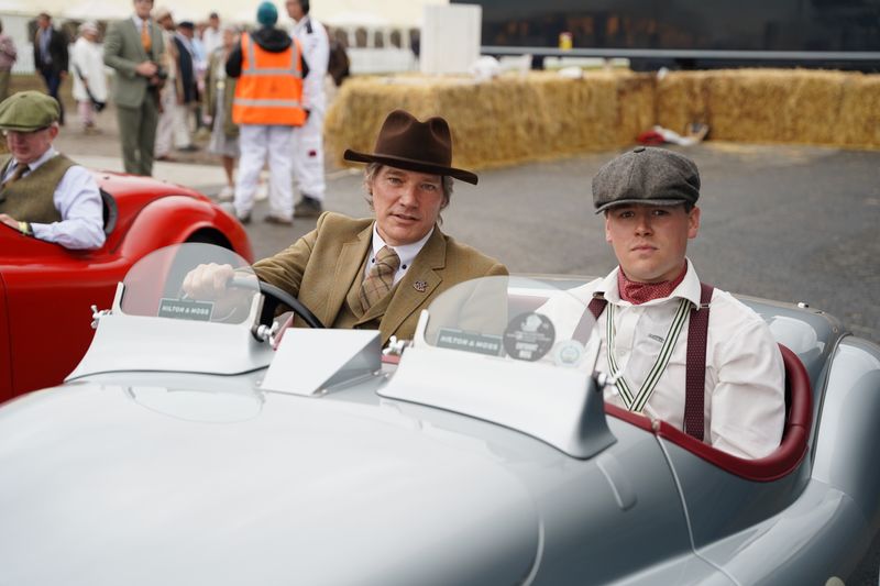 Hilton & Moss parade at Goodwood Revival 2024