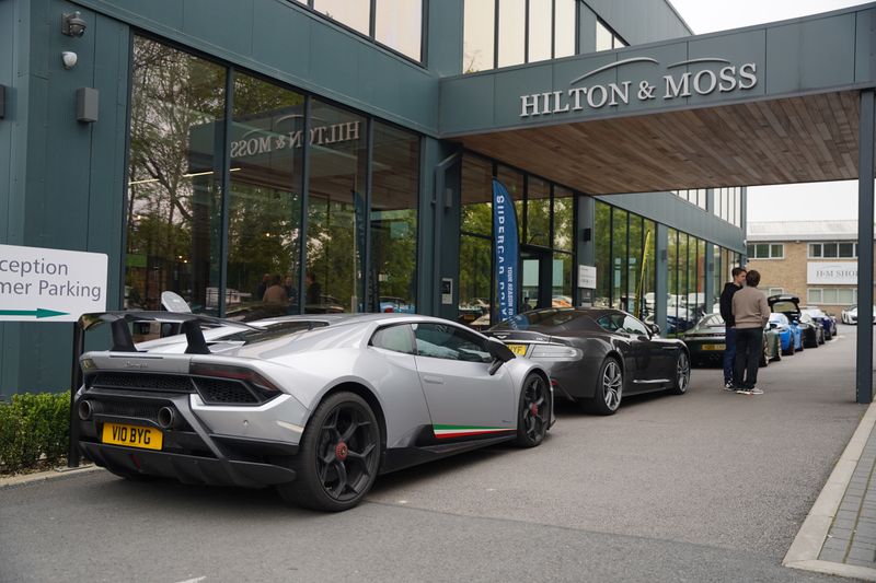 Supercar Drivers Club visit Hilton & Moss