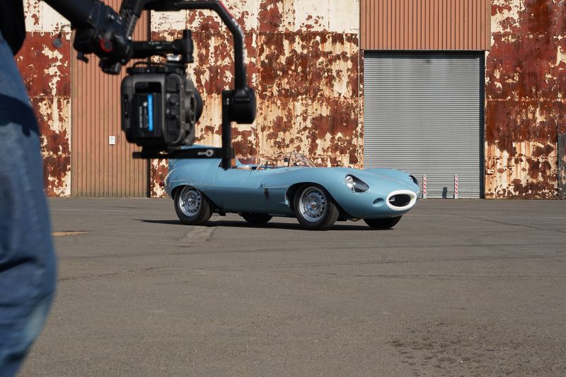 Behind-the-scenes of our Jaguar D-Type launch video