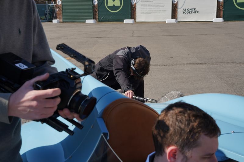 Behind-the-scenes of our Jaguar D-Type launch video