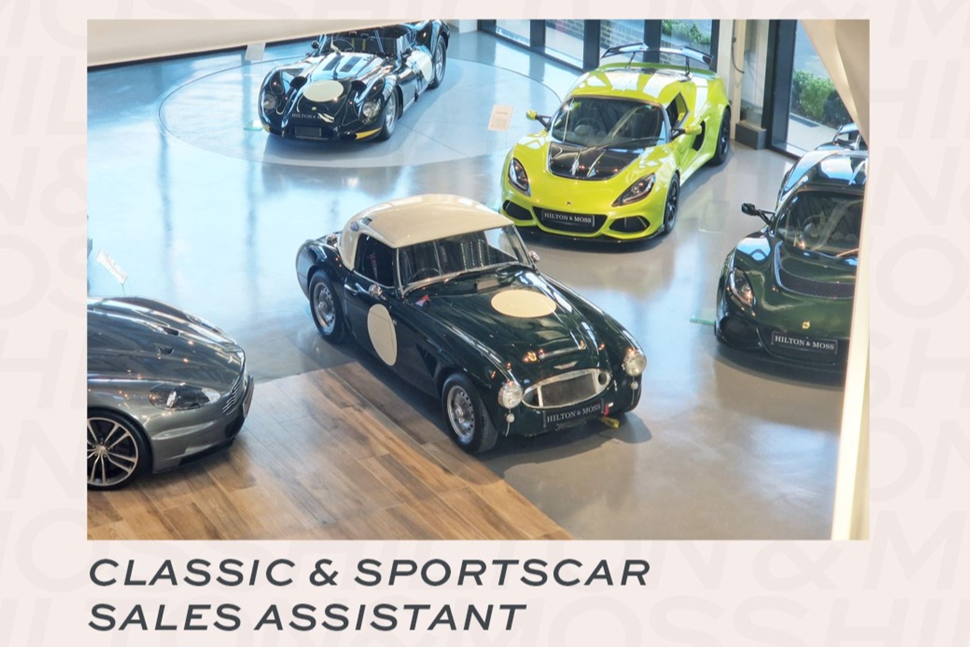 We Are Hiring | Classic & Sportscar Sales Assistant