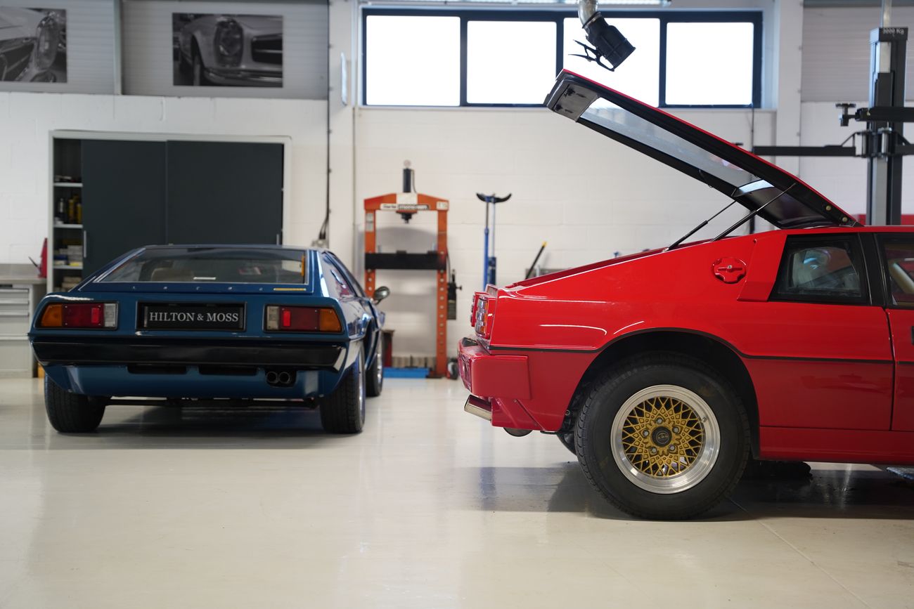Classic Lotus servicing at Hilton & Moss