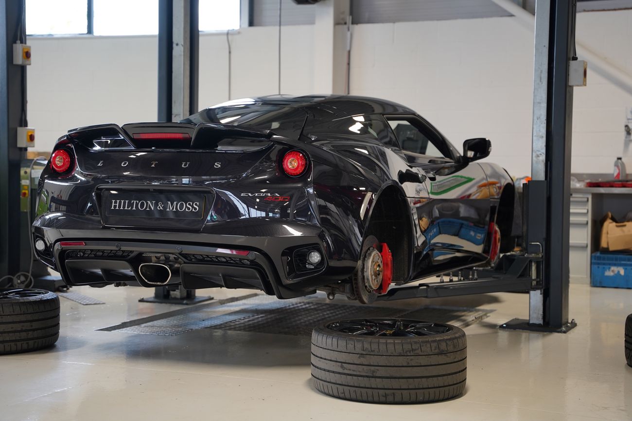 Lotus servicing at Hilton & Moss