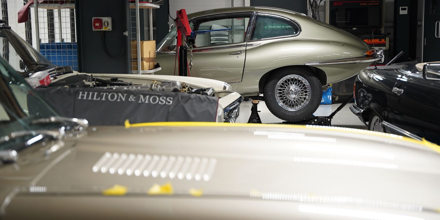 Hilton & Moss servicing for your luxury, performance or classic Jaguar