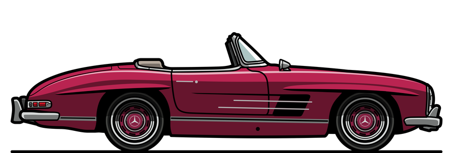 Classic Mercedes-Benz W198 Roadster Servicing